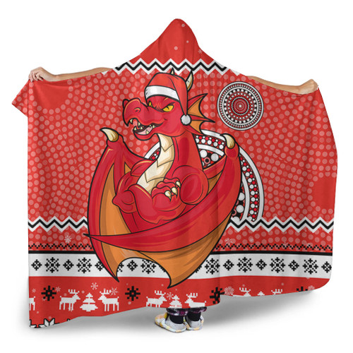 St. George Illawarra Dragons Hooded Blanket - Australia Ugly Xmas With Aboriginal Patterns For Die Hard Fans St. George Illawarra Dragons Hooded Blanket - Australia Ugly Xmas With Aboriginal Patterns For Die Hard Fans