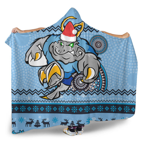 New South Wales Hooded Blanket - Australia Ugly Xmas With Aboriginal Patterns For Die Hard Fans New South Wales Hooded Blanket - Australia Ugly Xmas With Aboriginal Patterns For Die Hard Fans