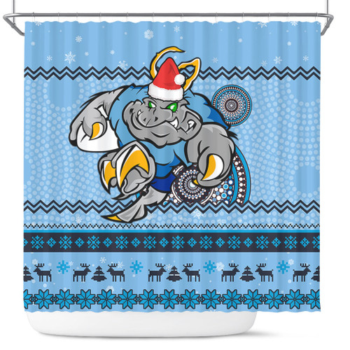 New South Wales Shower Curtain - Australia Ugly Xmas With Aboriginal Patterns For Die Hard Fans New South Wales Shower Curtain - Australia Ugly Xmas With Aboriginal Patterns For Die Hard Fans