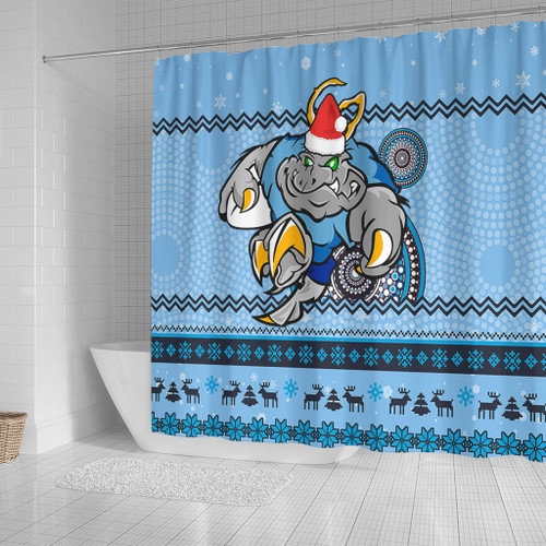 New South Wales Shower Curtain - Australia Ugly Xmas With Aboriginal Patterns For Die Hard Fans New South Wales Shower Curtain - Australia Ugly Xmas With Aboriginal Patterns For Die Hard Fans