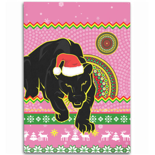Penrith Panthers Area Rug - Australia Ugly Xmas With Aboriginal Patterns For Die Hard Fans Penrith Panthers Area Rug - Australia Ugly Xmas With Aboriginal Patterns For Die Hard Fans