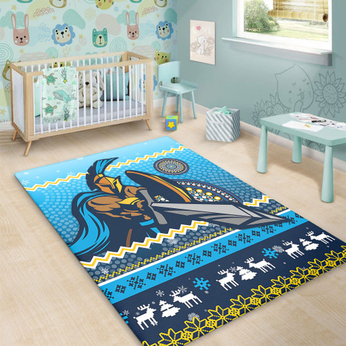 Gold Coast Titans Area Rug - Australia Ugly Xmas With Aboriginal Patterns For Die Hard Fans Gold Coast Titans Area Rug - Australia Ugly Xmas With Aboriginal Patterns For Die Hard Fans