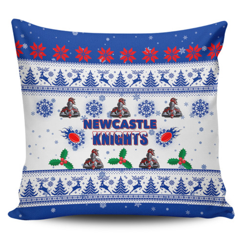 Newcastle Knights Christmas Pillow Covers - Newcastle Knights Special Ugly Christmas Pillow Covers Newcastle Knights Christmas Pillow Covers - Newcastle Knights Special Ugly Christmas Pillow Covers