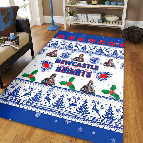 Newcastle Knights Christmas Area Rug - Newcastle Knights Special Ugly Christmas Area Rug Newcastle Knights Christmas Area Rug - Newcastle Knights Special Ugly Christmas Area Rug