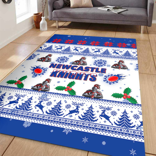 Newcastle Knights Christmas Area Rug - Newcastle Knights Special Ugly Christmas Area Rug Newcastle Knights Christmas Area Rug - Newcastle Knights Special Ugly Christmas Area Rug