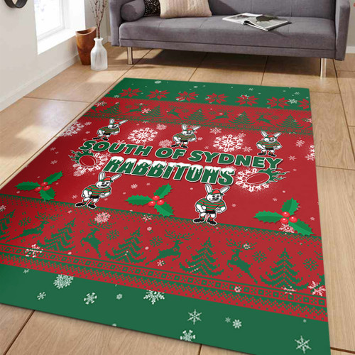 South Sydney Rabbitohs Area Rug - South Sydney Rabbitohs Special Ugly Christmas Area Rug South Sydney Rabbitohs Area Rug - South Sydney Rabbitohs Special Ugly Christmas Area Rug