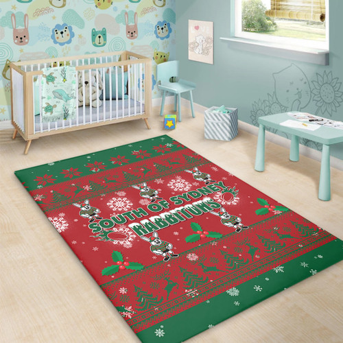 South Sydney Rabbitohs Area Rug - South Sydney Rabbitohs Special Ugly Christmas Area Rug South Sydney Rabbitohs Area Rug - South Sydney Rabbitohs Special Ugly Christmas Area Rug