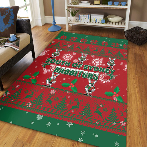 South Sydney Rabbitohs Area Rug - South Sydney Rabbitohs Special Ugly Christmas Area Rug South Sydney Rabbitohs Area Rug - South Sydney Rabbitohs Special Ugly Christmas Area Rug