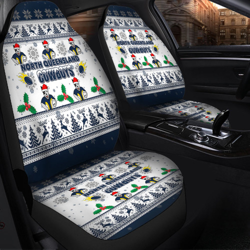North Queensland Cowboys Christmas Car Seat Covers - North Queensland Cowboys Special Ugly Christmas Car Seat Covers North Queensland Cowboys Christmas Car Seat Covers - North Queensland Cowboys Special Ugly Christmas Car Seat Covers
