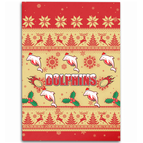 Redcliffe Dolphins Christmas Area Rug - Redcliffe Dolphins Dolphins Special Ugly Christmas Area Rug Redcliffe Dolphins Christmas Area Rug - Redcliffe Dolphins Dolphins Special Ugly Christmas Area Rug