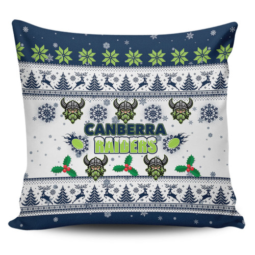 Canberra Raiders Christmas Pillow Covers - Canberra Raiders Special Ugly Christmas Pillow Covers Canberra Raiders Christmas Pillow Covers - Canberra Raiders Special Ugly Christmas Pillow Covers