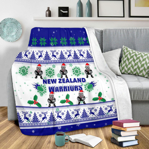 New Zealand Warriors Christmas Blanket - New Zealand Warriors Special Ugly Christmas Blanket New Zealand Warriors Christmas Blanket - New Zealand Warriors Special Ugly Christmas Blanket