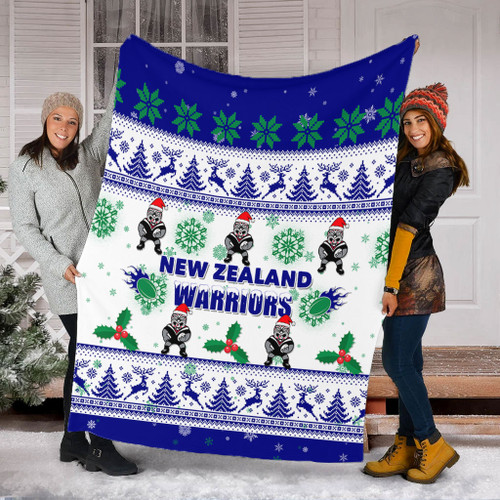 New Zealand Warriors Christmas Blanket - New Zealand Warriors Special Ugly Christmas Blanket New Zealand Warriors Christmas Blanket - New Zealand Warriors Special Ugly Christmas Blanket