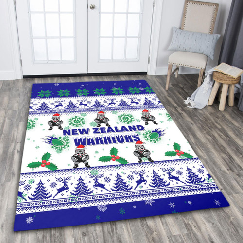 New Zealand Warriors Christmas Area Rug - New Zealand Warriors Special Ugly Christmas Area Rug New Zealand Warriors Christmas Area Rug - New Zealand Warriors Special Ugly Christmas Area Rug