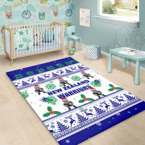 New Zealand Warriors Christmas Area Rug - New Zealand Warriors Special Ugly Christmas Area Rug New Zealand Warriors Christmas Area Rug - New Zealand Warriors Special Ugly Christmas Area Rug