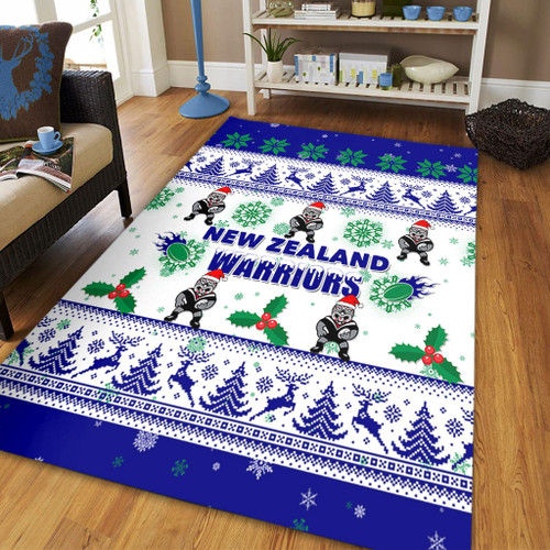 New Zealand Warriors Christmas Area Rug - New Zealand Warriors Special Ugly Christmas Area Rug New Zealand Warriors Christmas Area Rug - New Zealand Warriors Special Ugly Christmas Area Rug