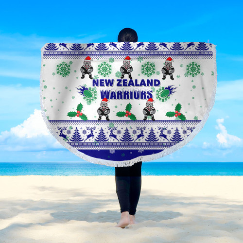 New Zealand Warriors Christmas Beach Blanket - New Zealand Warriors Special Ugly Christmas Beach Blanket New Zealand Warriors Christmas Beach Blanket - New Zealand Warriors Special Ugly Christmas Beach Blanket
