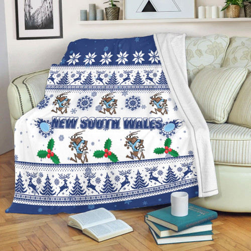 New South Wales Christmas Blanket - New South Wales Special Ugly Christmas Blanket New South Wales Christmas Blanket - New South Wales Special Ugly Christmas Blanket