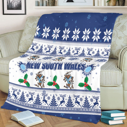 New South Wales Christmas Blanket - New South Wales Special Ugly Christmas Blanket New South Wales Christmas Blanket - New South Wales Special Ugly Christmas Blanket