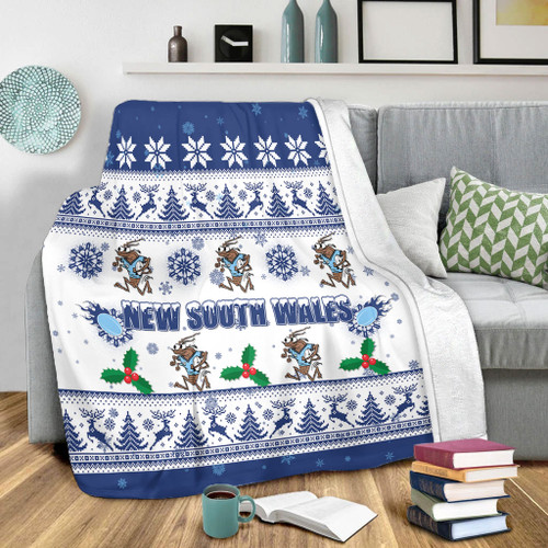 New South Wales Christmas Blanket - New South Wales Special Ugly Christmas Blanket New South Wales Christmas Blanket - New South Wales Special Ugly Christmas Blanket