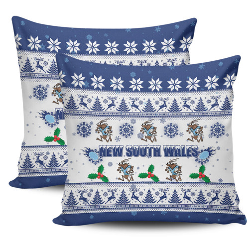 New South Wales Christmas Pillow Covers - New South Wales Special Ugly Christmas Pillow Covers