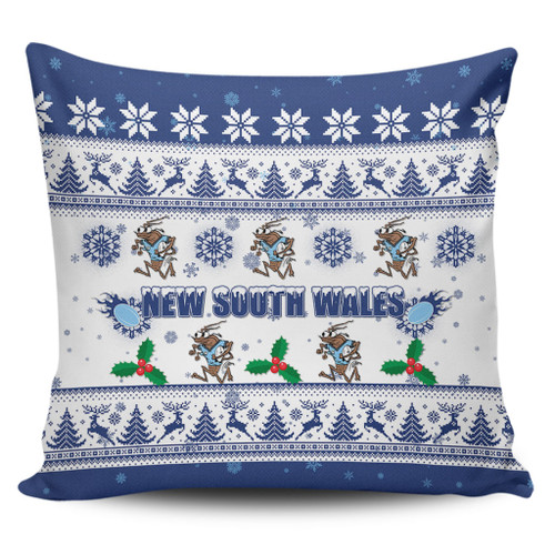 New South Wales Christmas Pillow Covers - New South Wales Special Ugly Christmas Pillow Covers New South Wales Christmas Pillow Covers - New South Wales Special Ugly Christmas Pillow Covers