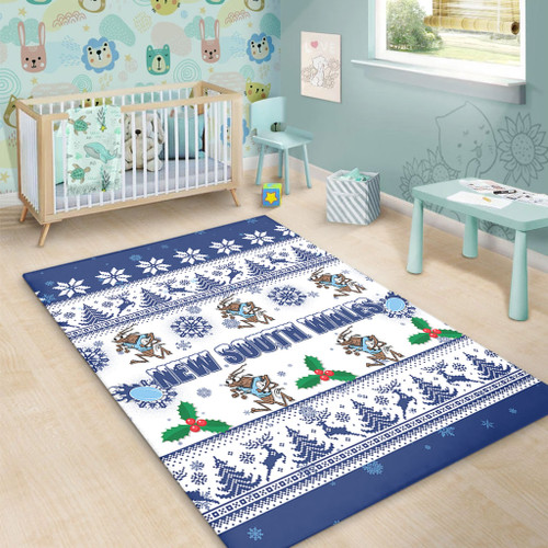 New South Wales Christmas Area Rug - New South Wales Special Ugly Christmas Area Rug New South Wales Christmas Area Rug - New South Wales Special Ugly Christmas Area Rug