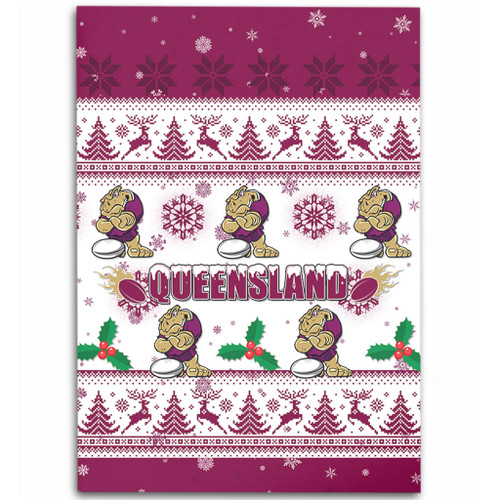 Queensland Christmas Area Rug - Queensland Special Ugly Christmas Area Rug