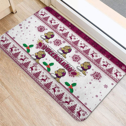 Queensland Christmas Door Mat - Queensland Special Ugly Christmas Door Mat Queensland Christmas Door Mat - Queensland Special Ugly Christmas Door Mat