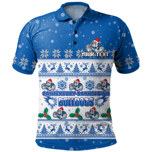 Canterbury-Bankstown Bulldogs Christmas Custom Polo Shirt - Special Ugly Christmas Polo Shirt Canterbury-Bankstown Bulldogs Christmas Custom Polo Shirt - Special Ugly Christmas Polo Shirt
