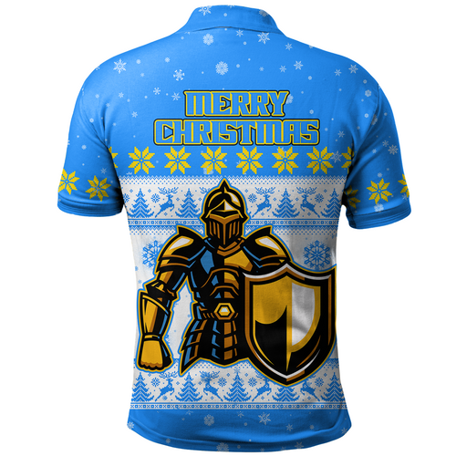 Gold Coast Titans Christmas Custom Polo Shirt - Special Ugly Christmas Polo Shirt