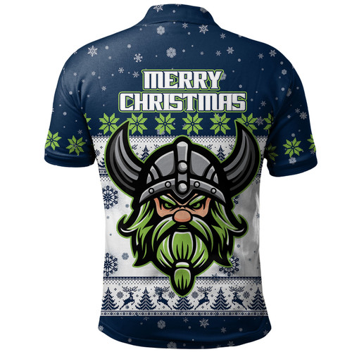 Canberra Raiders Christmas Custom Polo Shirt - Special Ugly Christmas Polo Shirt Canberra Raiders Christmas Custom Polo Shirt - Special Ugly Christmas Polo Shirt