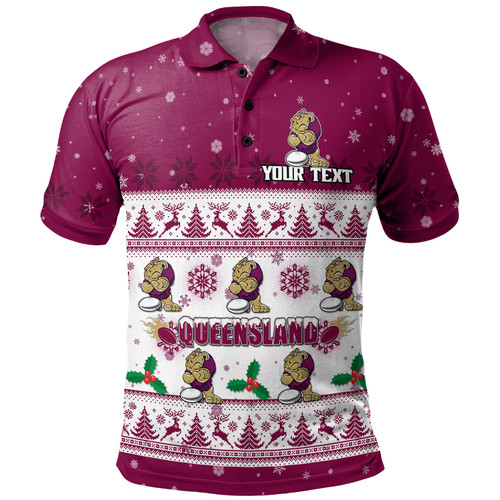 Queensland Cane Toads Christmas Custom Polo Shirt - Special Ugly Christmas Polo Shirt Queensland Cane Toads Christmas Custom Polo Shirt - Special Ugly Christmas Polo Shirt