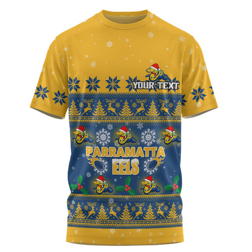 Parramatta Eels Christmas Custom T-shirt - Special Ugly Christmas T-shirt Parramatta Eels Christmas Custom T-shirt - Special Ugly Christmas T-shirt