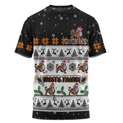 Wests Tigers Christmas Custom T-shirt - Special Ugly Christmas T-shirt Wests Tigers Christmas Custom T-shirt - Special Ugly Christmas T-shirt