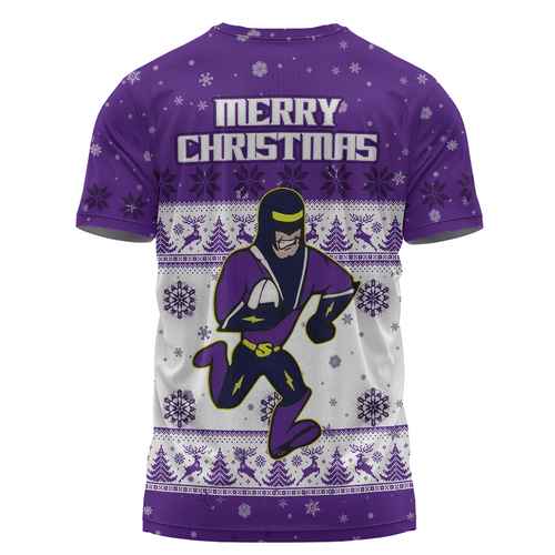 Melbourne Storm Christmas Custom T-shirt - Special Ugly Christmas T-shirt