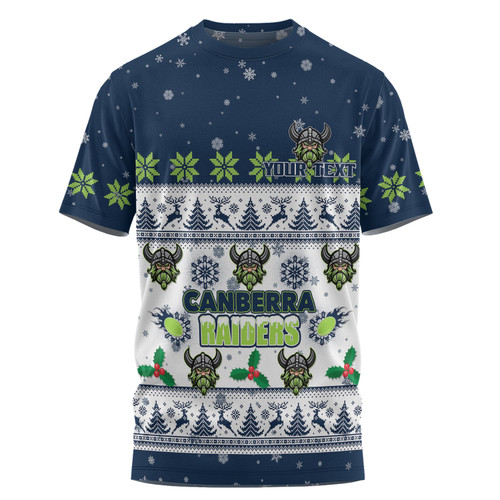 Canberra Raiders Christmas Custom T-shirt - Special Ugly Christmas T-shirt Canberra Raiders Christmas Custom T-shirt - Special Ugly Christmas T-shirt