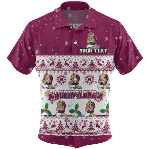 Queensland Cane Toads Christmas Custom Hawaiian Shirt - Special Ugly Christmas Hawaiian Shirt Queensland Cane Toads Christmas Custom Hawaiian Shirt - Special Ugly Christmas Hawaiian Shirt