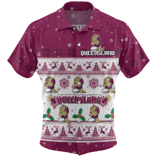 Queensland Cane Toads Christmas Custom Hawaiian Shirt - Special Ugly Christmas Hawaiian Shirt