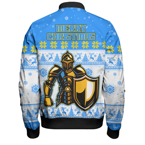 Gold Coast Titans Christmas Custom Bomber Jacket - Special Ugly Christmas Bomber Jacket Gold Coast Titans Christmas Custom Bomber Jacket - Special Ugly Christmas Bomber Jacket