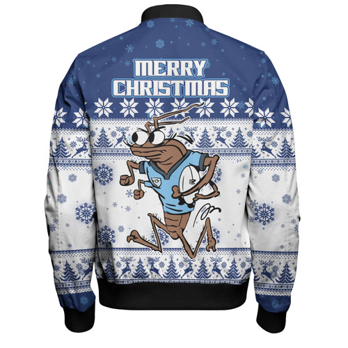 New South Wales Cockroaches Christmas Custom Bomber Jacket - Special Ugly Christmas Bomber Jacket New South Wales Cockroaches Christmas Custom Bomber Jacket - Special Ugly Christmas Bomber Jacket