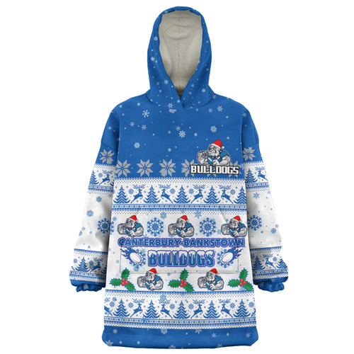 Canterbury-Bankstown Bulldogs Christmas Custom Snug Hoodie - Special Ugly Christmas Snug Hoodie