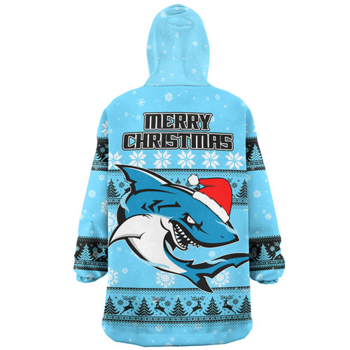 Cronulla-Sutherland Sharks Christmas Custom Snug Hoodie - Special Ugly Christmas Snug Hoodie Cronulla-Sutherland Sharks Christmas Custom Snug Hoodie - Special Ugly Christmas Snug Hoodie