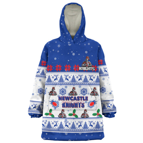 Newcastle Knights Christmas Custom Snug Hoodie - Special Ugly Christmas Snug Hoodie