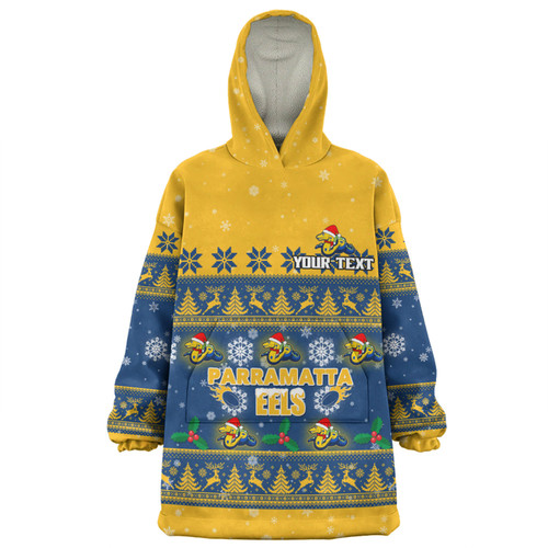 Parramatta Eels Christmas Custom Snug Hoodie - Special Ugly Christmas Snug Hoodie Parramatta Eels Christmas Custom Snug Hoodie - Special Ugly Christmas Snug Hoodie