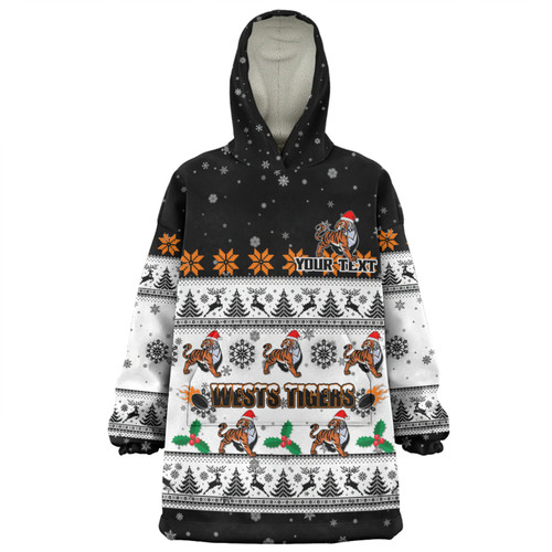Wests Tigers Christmas Custom Snug Hoodie - Special Ugly Christmas Snug Hoodie Wests Tigers Christmas Custom Snug Hoodie - Special Ugly Christmas Snug Hoodie
