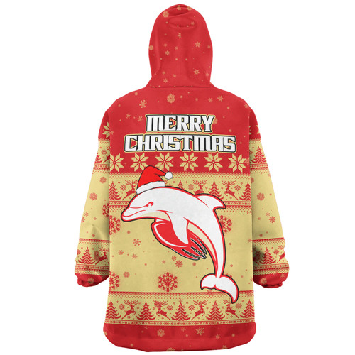 Redcliffe Dolphins Christmas Custom Snug Hoodie - Special Ugly Christmas Snug Hoodie Redcliffe Dolphins Christmas Custom Snug Hoodie - Special Ugly Christmas Snug Hoodie