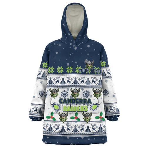 Canberra Raiders Christmas Custom Snug Hoodie - Special Ugly Christmas Snug Hoodie Canberra Raiders Christmas Custom Snug Hoodie - Special Ugly Christmas Snug Hoodie