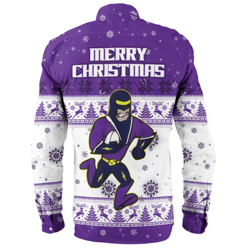 Melbourne Storm Christmas Custom Long Sleeve Shirt - Special Ugly Christmas Long Sleeve Shirt Melbourne Storm Christmas Custom Long Sleeve Shirt - Special Ugly Christmas Long Sleeve Shirt