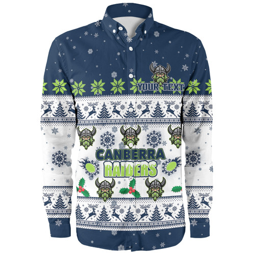 Canberra Raiders Christmas Custom Long Sleeve Shirt - Special Ugly Christmas Long Sleeve Shirt Canberra Raiders Christmas Custom Long Sleeve Shirt - Special Ugly Christmas Long Sleeve Shirt